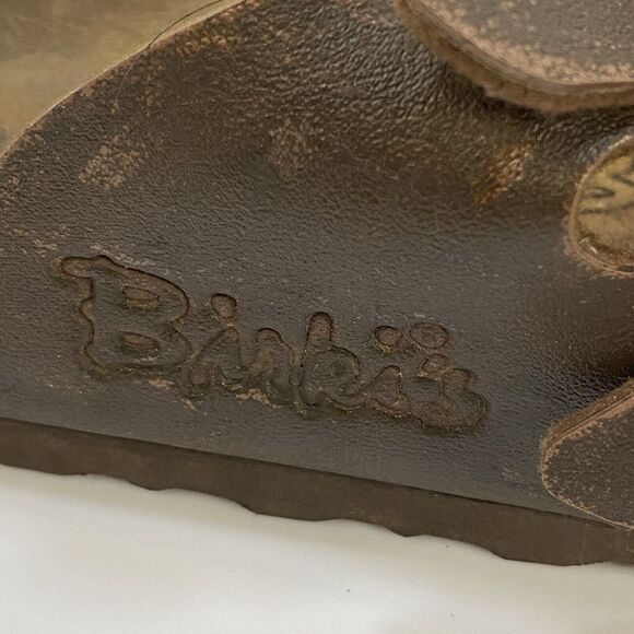 Birki's Birkenstock Sandals 37 US L6 Narrow‎ Mocha Calais Two Strap Sandals - Picture 8 of 13